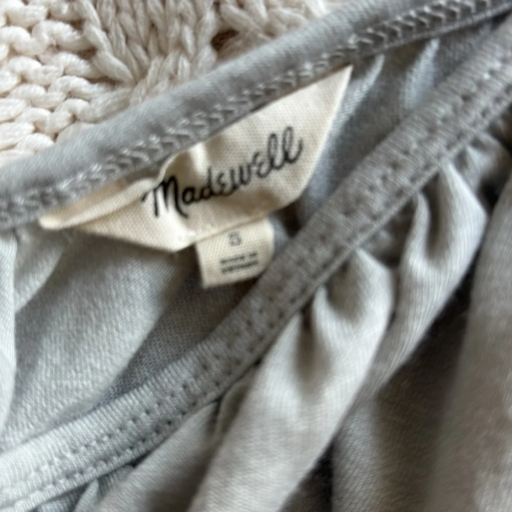 Madewell Pale Blue Camisole with Shoulder Ties t EUC worn a few times - Picture 4 of 5